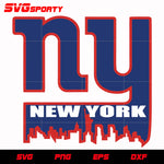 New York Giants NY New York svg, nfl svg, eps, dxf, png, digital file