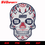 New York Giants Skull svg, nfl svg, eps, dxf, png, digital file
