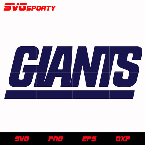 New York Giants Text Logo 2 svg, nfl svg, eps, dxf, png, digital file