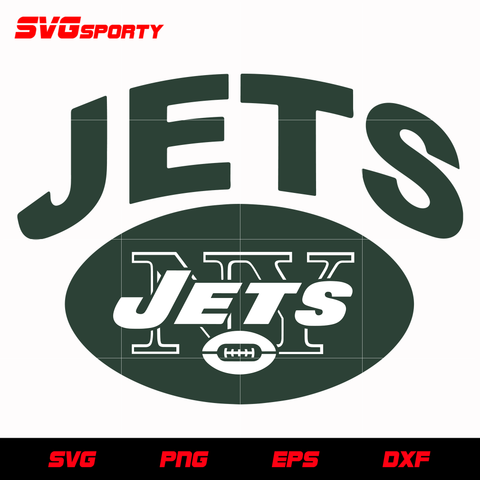 New York Jets Football svg, nfl svg, eps, dxf, png, digital file