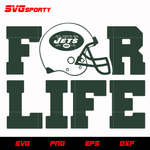 New York Jets For Life 2 svg, nfl svg, eps, dxf, png, digital file