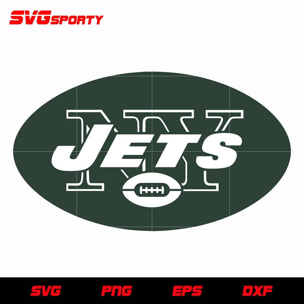 New York Jets Circle Logo svg, nfl svg, eps, dxf, png, digital file – SVG  Sporty