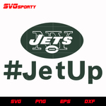New York Jets #JetUp svg, nfl svg, eps, dxf, png, digital file