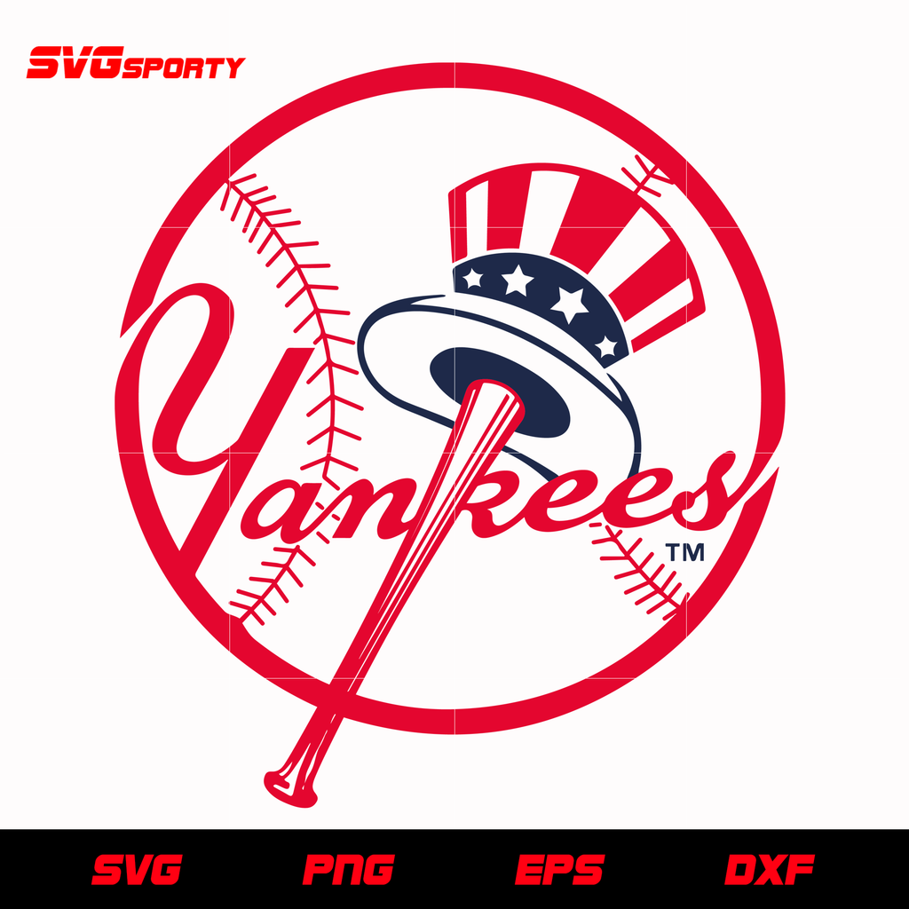 New York Yankees Primary Logo svg, mlb svg, eps, dxf, png, digital fil ...