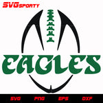 Philadelphia Eagles Ball 2 svg, nfl svg, eps, dxf, png, digital file