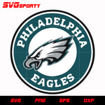 Philadelphia Eagles Circle Logo svg, nfl svg, eps, dxf, png, digital file
