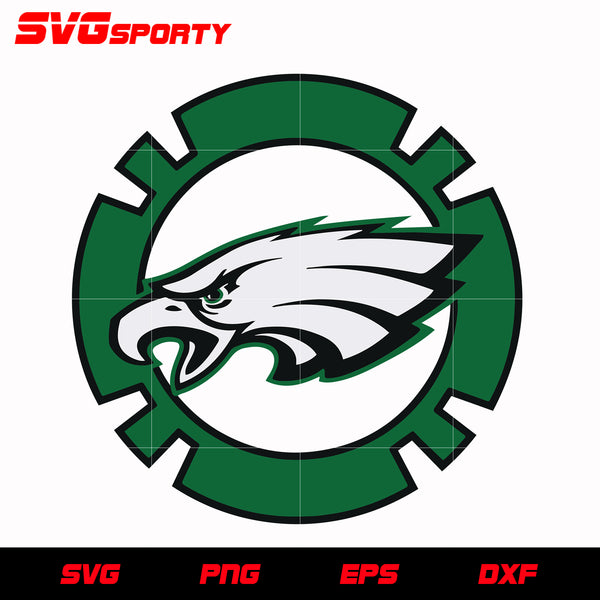 Philadelphia Eagles Heart Logo svg, nfl svg, eps, dxf, png, digital fi – SVG  Sporty