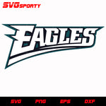 Philadelphia Eagles Text Logo 2 svg, nfl svg, eps, dxf, png, digital file
