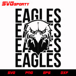 Philadelphia Eagles Text svg, nfl svg, eps, dxf, png, digital file