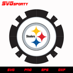 Pittsburgh Steelers Coin Logo svg, nfl svg, eps, dxf, png, digital file