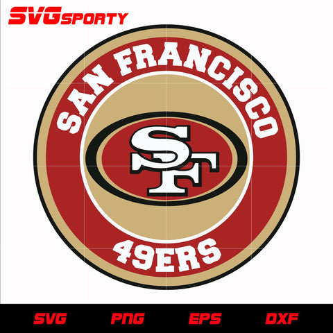 49ers Logo SVG, San Francisco 49ers SVG, NFL Football Team SVG