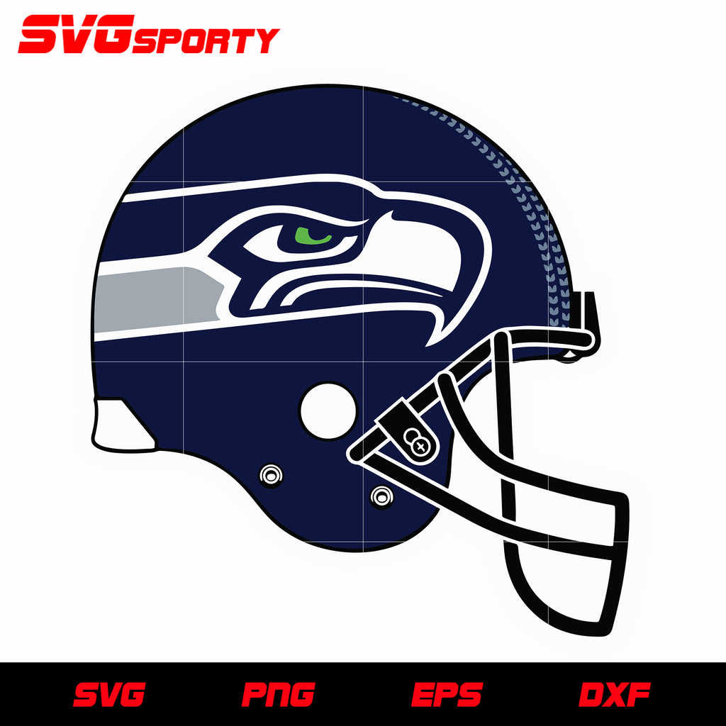 Seattle Seahawks Helmet svg, nfl svg, eps, dxf, png, digital file – SVG  Sporty