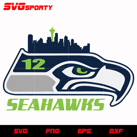 Seattle Seahawks Logo 2 svg, nfl svg, eps, dxf, png, digital file