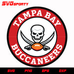Tampa Bay Buccaneers Circle Logo 2 svg, nfl svg, eps, dxf, png, digital file