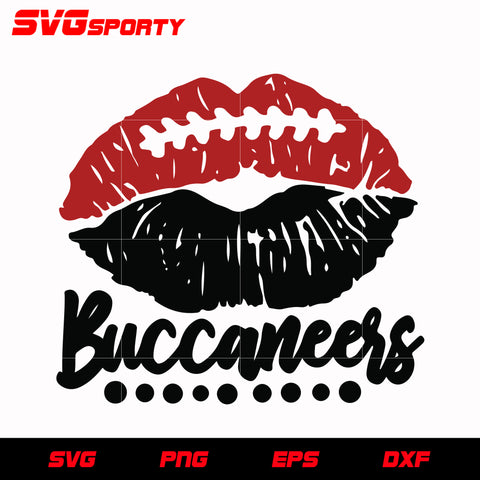 Tampa Bay Buccaneers Lip svg, nfl svg, eps, dxf, png, digital file