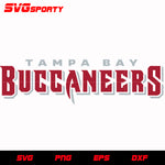 Tampa Bay Buccaneers Text Logo svg, nfl svg, eps, dxf, png, digital file