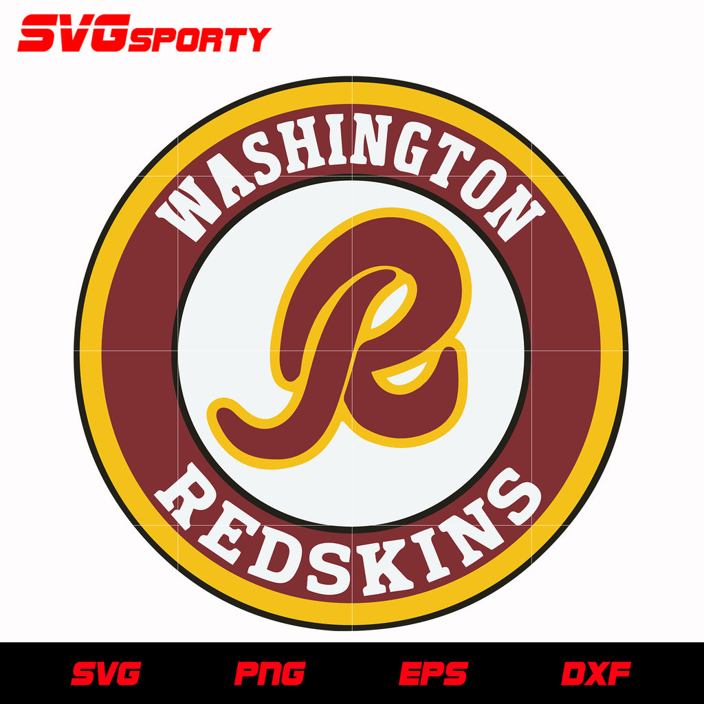 Washington Redskins Circle Logo 2 svg, nfl svg, eps, dxf, png