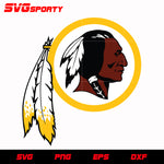 Washington Redskins Primary Logo svg, nfl svg, eps, dxf, png, digital file