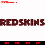 Washington Redskins Text Logo svg, nfl svg, eps, dxf, png, digital file