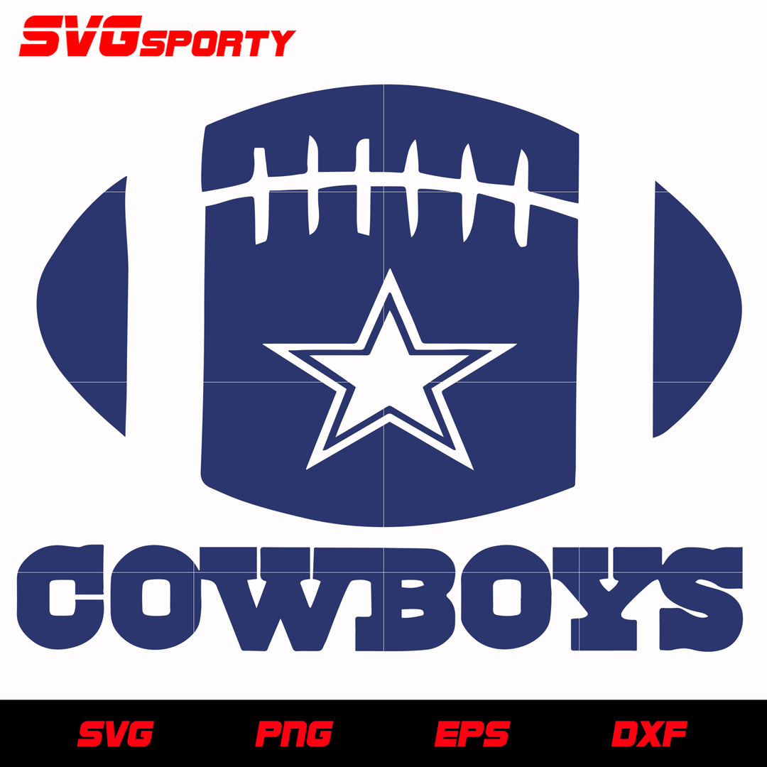 Dallas Cowboys Football Player Svg Dallas Cowboys NFL Football Team